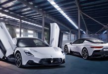 Maserati MC20: silnik Nettuno łączy moc z techniką wyścigową – osiągi i aerodynamika Maserati MC20 w dynamicznym ujęciu od przodu z charakterystycznym designem