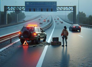 Awaria samochodu na autostradzie – informator bezpiecznego postępowania w nagłych sytuacjach dsay